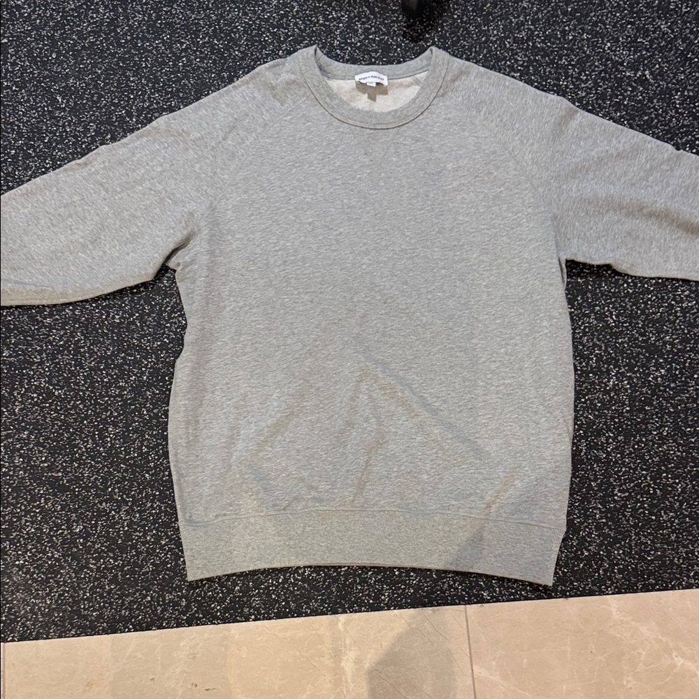 Classic Gray Crewneck Sweater for Men
